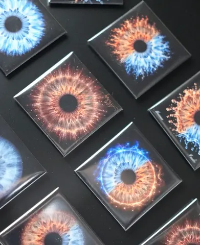 Artistic enhanced version of your iris